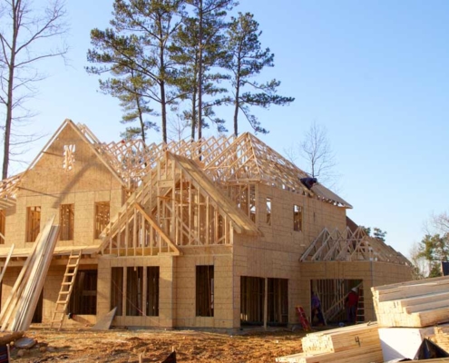 Pre-Drywall Inspections house under construction