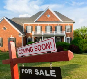 Pre-Listing Inspection showing house for sale sign