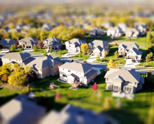 Residential Neighborhood houses