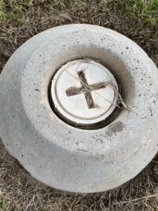 Picture of sewer clean out